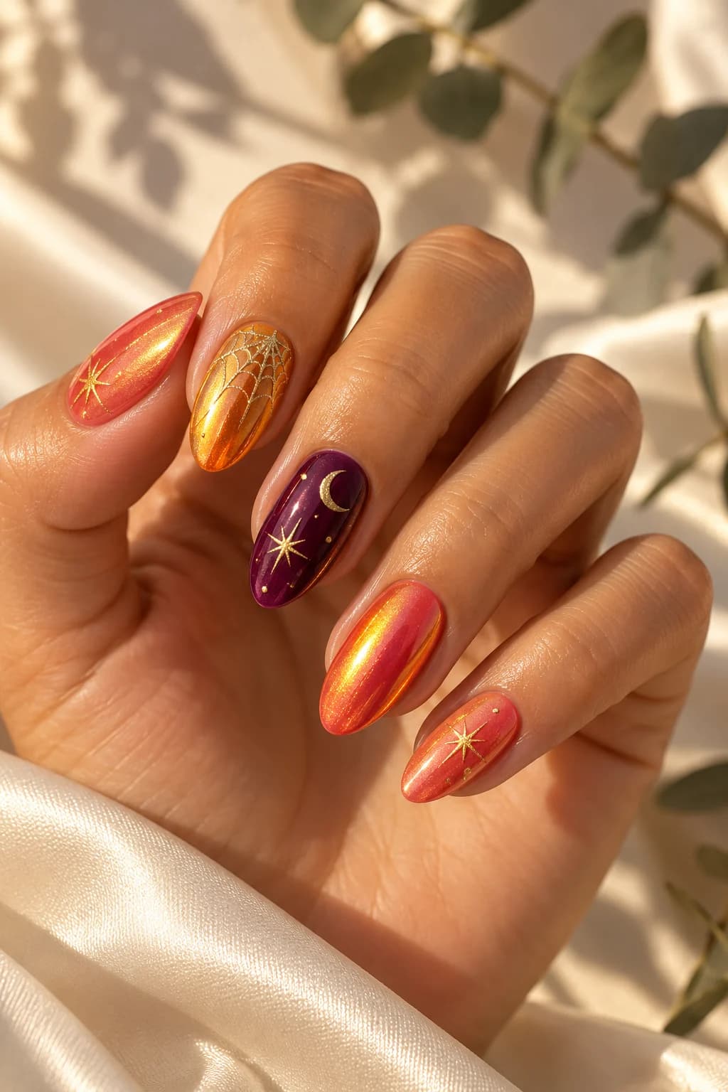 Coral Moon — generated nail design inspiration